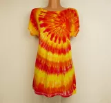 Dámské dlouhé tričko (šaty) OHNIVÉ, L