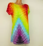Duhové šatičky tričko dlouhé