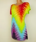 Duhové šatičky tričko dlouhé