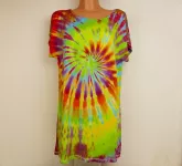 Duhové šatičky batika