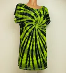 Zelené batikované šatičky 