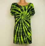 Zelené batikované šatičky 