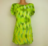 Zelené šaty batika