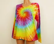 Dámské duhové tričko batika