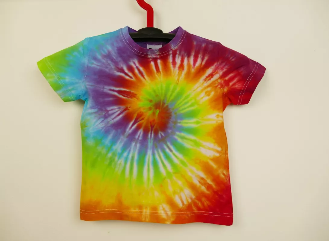 Dětské duhové tričko batika