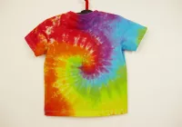 Dětské batikované tričko LASKONKA, M Šťastní lidé-M Dětské tričko Laskonka