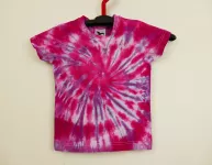 Dětské vínové tričko růžové