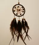 Lapač snů hnědý KLÍČ