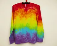 Duhové tričko batika