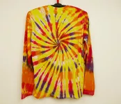 Batikované tričko Ohnivé