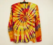 Batikované tričko Ohnivé