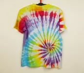 Pánské batikované tričko DUHOVÁ PALETA, XL Šťastní lidé-M Batikované tričko Duhové