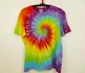 Pánské duhové tričko batika