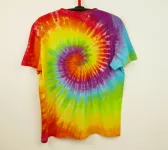 Pánské duhové tričko batika
