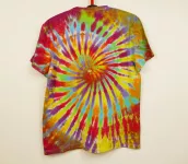 Pánské batikované tričko DUHOVÝ ŠAMAN, XL Šťastní lidé-M Batikované tričko Šaman