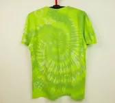 Zelené batikované tričko srdíčko