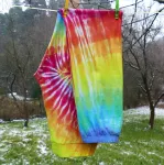 Batikované duhové tepláky 