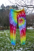 Batikované duhové tepláky 