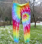 Batikované duhové tepláky 