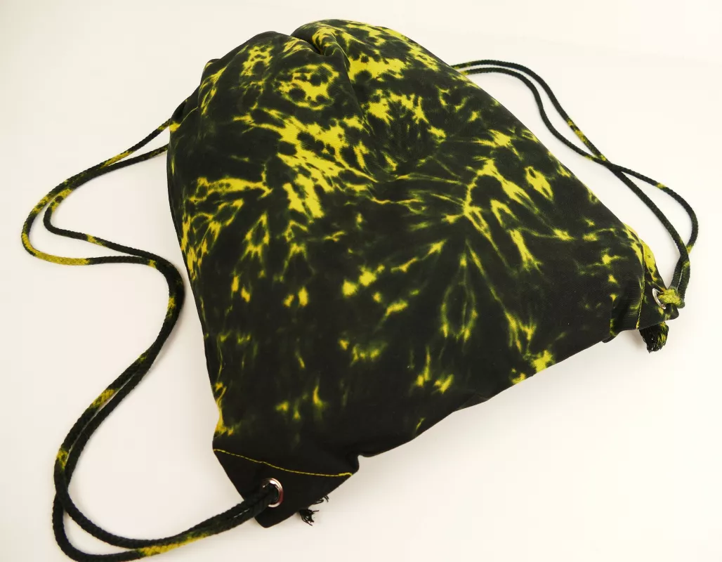 Černo žlutý batoh vak na záda