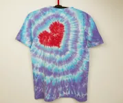 Pánské modré tričko srdíčko