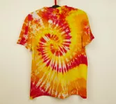 Pánské ohnivé tričko batika