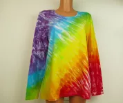 Dámské tričko dlouhý rukáv DUHA SPIRIT, 2XL